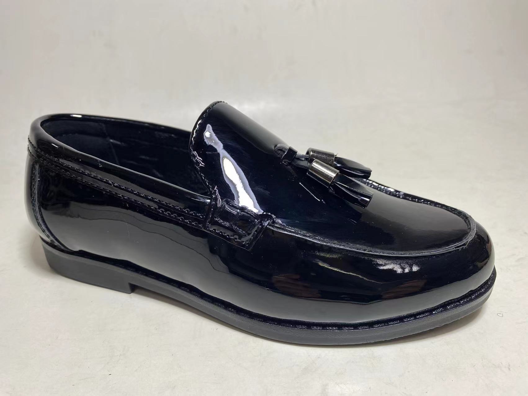 Travis Black OB Black Patent Tassel Loafer