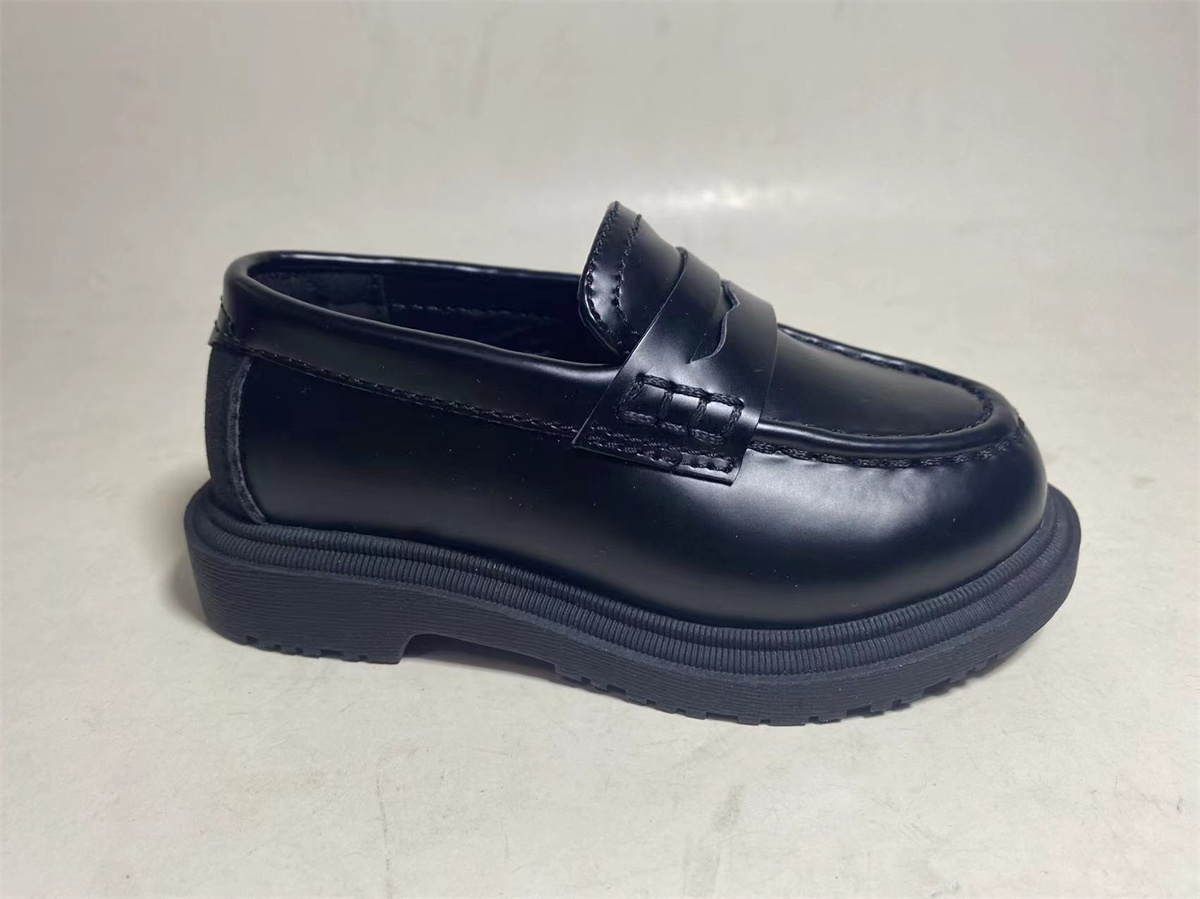 Black MB PU Apron Penny Loafer-Option two